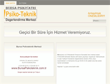 Tablet Screenshot of bursapsikoteknik.com.tr